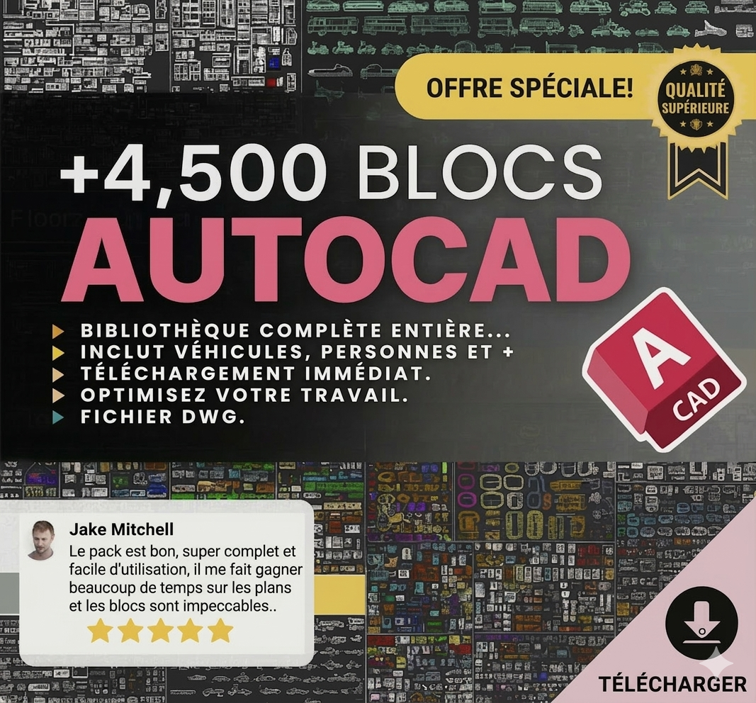 +4500 Blocks AutoCAD